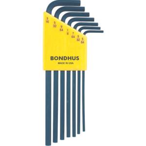 ボンダス BONDHUS ボンダス HLX7 六角L-レンチ ロング インチ セット7本組 5/64-3/16 BONDHUS