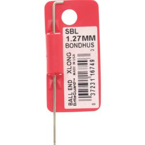 ボンダス BONDHUS ボンダス SBL1.27MM スタビー ボールポイント L-レンチ エクストラロング 1.27mm BONDHUS