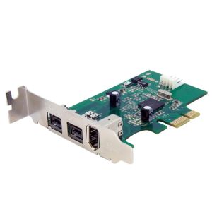 スターテックドットコム StarTech.com スターテック PEX1394B3LP IEEE 1394a 1ポート/1394b 2ポート増設PCI Expressカード