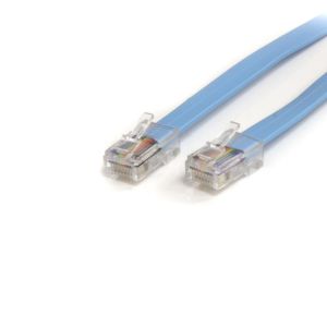 スターテックドットコム StarTech.com スターテック ZU200SW 1.8m シスコCisco規格準拠コンソール ロールオーバー ケーブル RJ45 オス - RJ45 オス