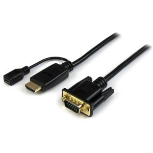 スターテックドットコム StarTech.com スターテック ZU200UH HDMI - VGAアクティブ変換ケーブルアダプタ
