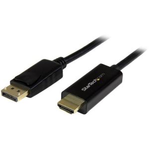 スターテックドットコム StarTech.com スターテック DP2HDMM2MB DisplayPort - HDMI変換ケーブル 2m 4K解像度/UHD対応