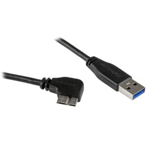 スターテックドットコム StarTech.com スターテック USB3AU2MRS Micro USB 3.0 片側L型スリムケーブル オス/オス