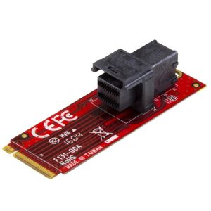 スターテックドットコム StarTech.com スターテック ZU201J4 U.2 - M.2アダプタ M.2 PCIe 3.0 x4 ホスト 2.5インチ U.2 NVMe SSD対応