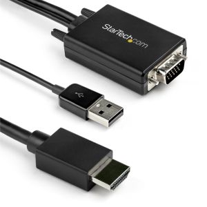 スターテックドットコム StarTech.com スターテック ZU2027D VGA - HDMI アダプタケーブル 2m USBオーディオ対応 1920x1080 アナログRGBからHDMIに変換