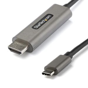 スターテックドットコム StarTech.com スターテック ZU202CF USB Type-C-HDMI 変換ケーブル 1m 4K 60Hz HDR10 HBR3 HDMI 2.0b