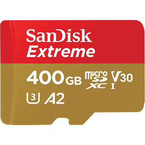 サンディスク SanDisk 海外パッケージ サンディスク マイクロSDXC 400GB SDSQXA1-400G-GN6MN A2 UHS-I U3 class10 microsdカード
