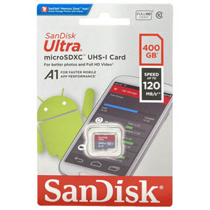 サンディスク SanDisk 海外パッケージ サンディスク マイクロSDXC 400GB SDSQUA4-400G-GN6MN UHS-I Class10 microsdカード