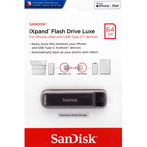 サンディスク SanDisk 海外パッケージ サンディスク USBメモリ lightning&TYPE-C 64GB SDIX70N-064G-GN6NN USB3.0対応