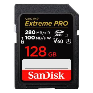 サンディスク SanDisk 海外パッケージ サンディスク SDXC 128GB SDSDXEP-128G-GN4IN UHS-II Extreme PRO U3 V60