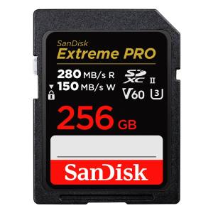 サンディスク SanDisk 海外パッケージ サンディスク SDXC 256GB SDSDXEP-256G-GN4IN UHS-II Extreme PRO U3 V60
