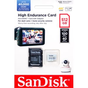 サンディスク SanDisk 海外パッケージ サンディスク マイクロSDXC 512GB SDSQQNR-512G-GN6IA Class10 V30 U3 ドラレコにお勧め microsdカード