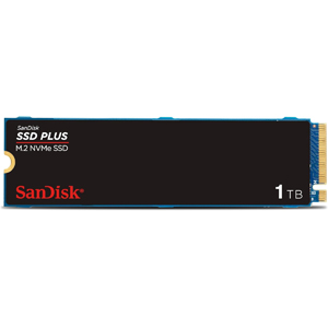 サンディスク SanDisk 海外パッケージ サンディスク SDSSDA3N-1T00-G26 SSD Plus 1TB M.2 2280 PCIe Gen3 保証期間2週間のみ