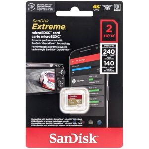 サンディスク SanDisk 海外パッケージ サンディスク マイクロSDXC 2TB SDSQXAV-2T00-GN6MN Extreme Class10 UHS-I U3 V30 A2