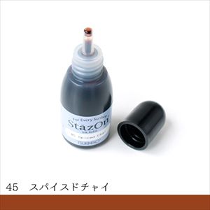 ツキネコ ツキネコ ステイズオン インカー オールマイティーインクパッド 金属 プラスチック 皮革 15ml Spiced Chai SZR-045