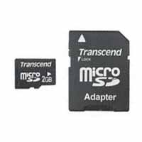 トランセンド Transcend トランセンド マイクロSD 2GB TS2GUSD アダプタ付 microsdカード