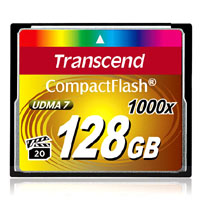 トランセンド Transcend トランセンド TS128GCF1000 CF 128GB 1000倍速 コンパクトフラッシュ Transcend