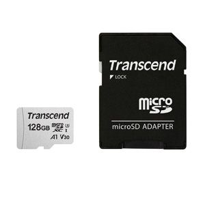 トランセンド Transcend トランセンド TS128GUSD300S-A マイクロSD microSDXCカード 128GB UHS-I U3 A1 Transcend