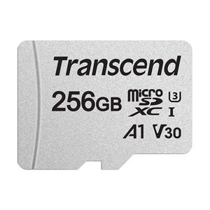 トランセンド Transcend microSDXC 256GB UHS-I U3 Class10 アダプタ付 TS256GUSD300S-A