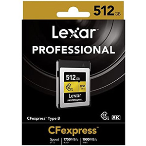レキサー Lexar レキサー LCFX10-512CRB CFexpressカード Type B 512GB