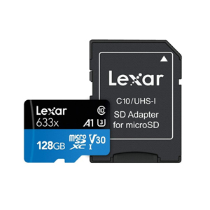 レキサー Lexar 海外リテール品 レキサー マイクロSDXC 128GB LSDMI128BB633A Class10 UHS-1 U3 V30 A1 microsdカード