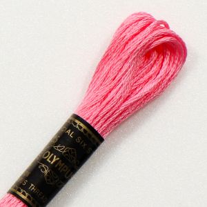 オリムパス オリムパス 刺しゅう糸 刺繍糸 25番 6かせ 8mｘ6本 6束 カラー 104 ピンク 赤系