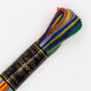 オリムパス オリムパス 刺しゅう糸 刺繍糸 25番 カラフル 6かせ 8mｘ6本 6束 カラー 8803