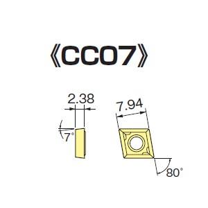 大昭和精機 BIG DAISHOWA CCMM070204ESS AC830P CKボーリングシステム スローアウェイチップ CC07 10個 メーカー直送 代引不可 北海道沖縄離島不可