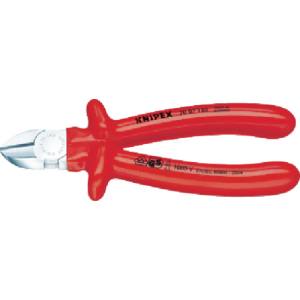 クニペックスツールズ KNIPEX KNIPEX 7007-180 絶縁1000V斜ニッパー 180mm クニペックスツールズ