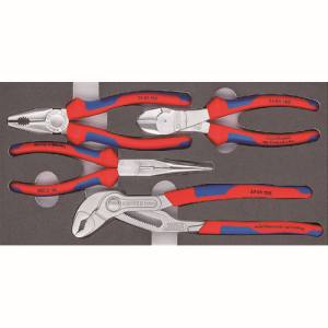 クニペックスツールズ KNIPEX KNIPEX 002001V17 プライヤーセット ウレタントレイ入り クニペックスツールズ