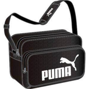 プーマ PUMA プーマ トレーニング PU ショルダー Lサイズ 01 ブラック ホワイト 75371 PUMA