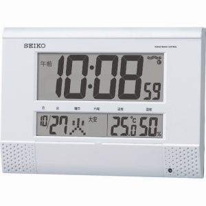 セイコー SEIKO セイコー SQ435W プログラムチャイム付き電波時計