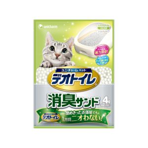 ユニチャーム Unicharm ユニチャーム 1週間消臭 抗菌デオトイレ 消臭サンド 4L