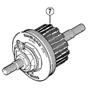 シマノ SHIMANO シマノ SHIMANO Y2ZW98010 内部一式組立品 シルバー塗装 軸長140mm