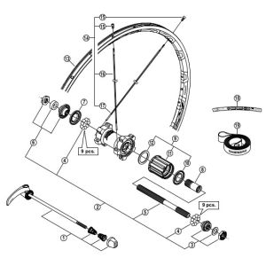 シマノ SHIMANO シマノ SHIMANO スポーク ニップル12GBC2 (レッド) Y012Z4076