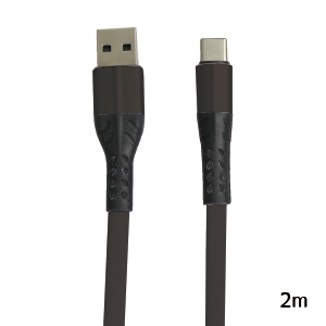 輸入特価アウトレット USB3.1 TypeC ケーブル 2m メッシュブラック