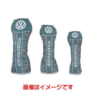 フォルクスワーゲン Volkswagen フォルクスワーゲン ヘッドカバー フェアウェイウッド用 グリーン VWHC-1802