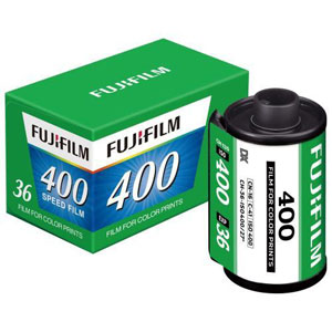 富士フイルム FUJIFILM フジフイルム 35mmサイズ 400 カラーネガフィルム 36枚撮り フジカラー