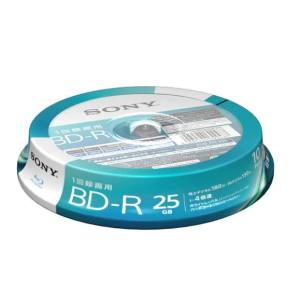 ソニー SONY ソニー SONY 10BNR1VJPP4 BD-R BDR 25GB 4倍速10枚 スピンドルケース