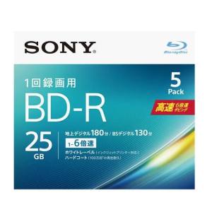 ソニー SONY ソニー SONY 5BNR1VJPS6 BD-R BDR 25GB 6倍速5枚