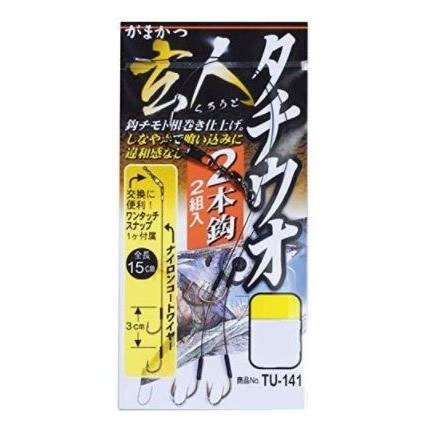 がまかつ Gamakatsu がまかつ 玄人タチウオ 2本仕掛 ワイヤー M 2号 ハリス 49 TU-141