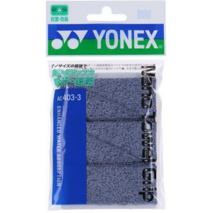 ヨネックス YONEX ヨネックス ナノタオルグリップ AC403-3 オーバーグリップテープ グレー AC4033 010 YONEX