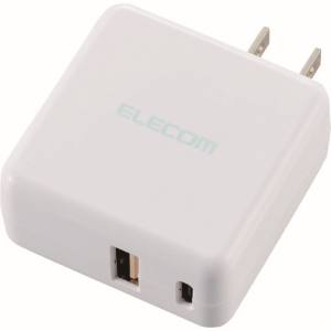 エレコム ELECOM エレコム ELECOM AC充電器(3.6A/Type-C+USBポート) ホワイト MPA-ACC07WH