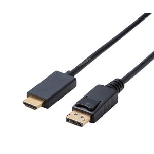 ELECOM エレコム エレコム CAC-DPHDMI10BK 変換ケーブル DisplayPort-HDMI 1.0m ブラック