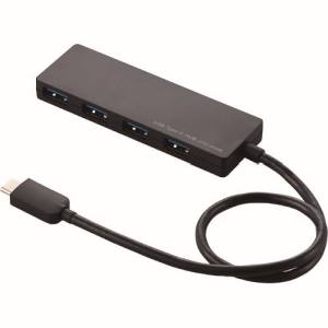 エレコム ELECOM エレコム ELECOM USB3.1(Gen1)HUB Type-C Aメス4ポート バスパワー 30cmケーブル ブラック U3HC-A430BBK