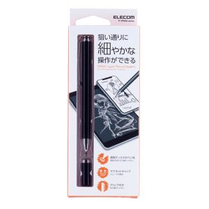 エレコム ELECOM エレコム ELECOM スマートフォン・タブレット用 スタンダードディスクタッチペン ブラック P-TPD02BK