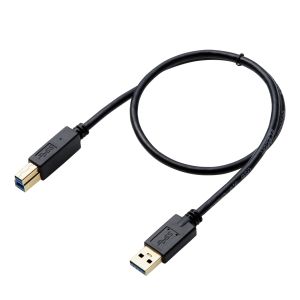 エレコム ELECOM エレコム DH-AB3N05BK USB3.0ケーブル/A-Bタイプ/AV売場用/0.5m/ブラック