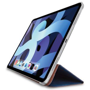 ELECOM エレコム エレコム TB-A20MWVNV iPad Air 10.9インチ 第5世代 第4世代 レザーケース 手帳型 2アングル スリープ対応 背面クリア ネイビー