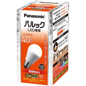 パナソニック Panasonic パナソニック LDA4LHS4 パルックLED電球4.2W 電球色相当