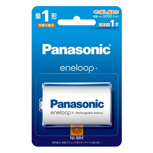 パナソニック Panasonic パナソニック BK-1MCD/1 エネループ 単1電池1本